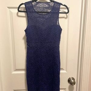 Navy Lace Express Dress